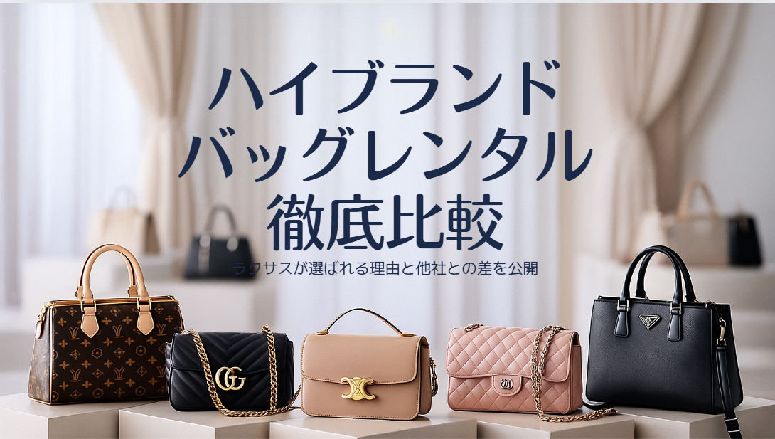 ハイブランドバッグレンタル徹底比較｜ラクサスが選ばれる理由と他社との差を公開
